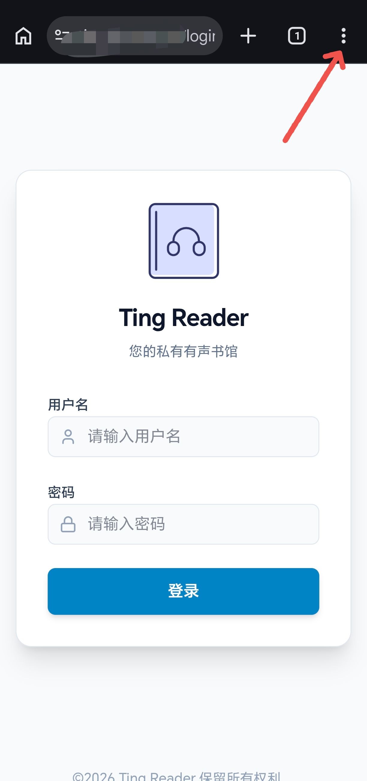 打开浏览器菜单